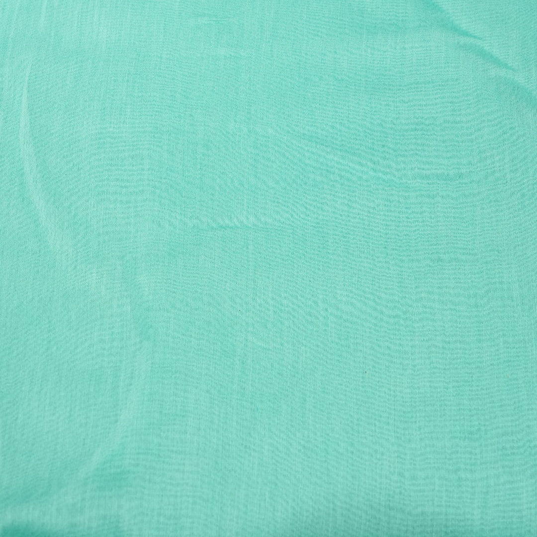 Seafoam Blue Colour 40gm Silk Chandei Fabrics