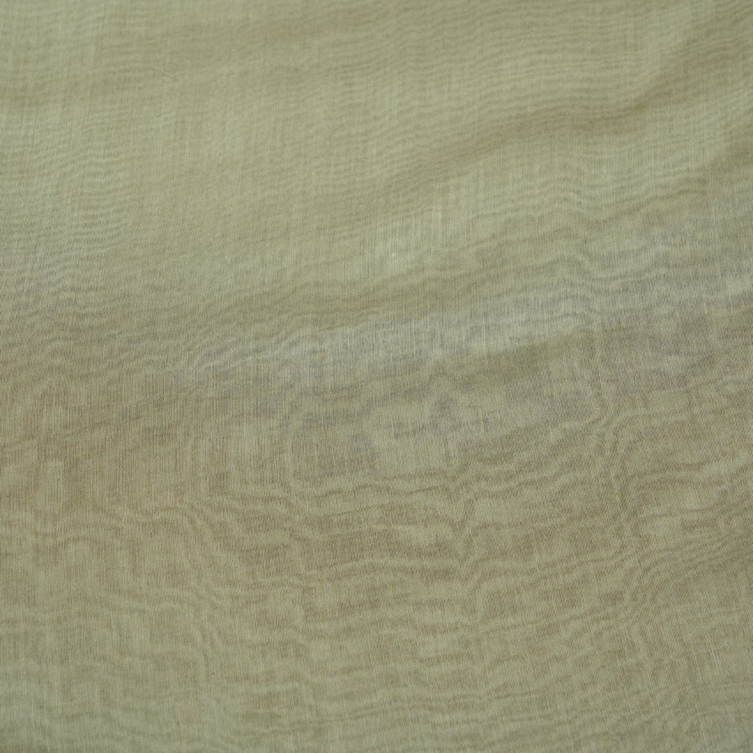 Grey Brown Colour 40gm Silk Chandei Fabrics