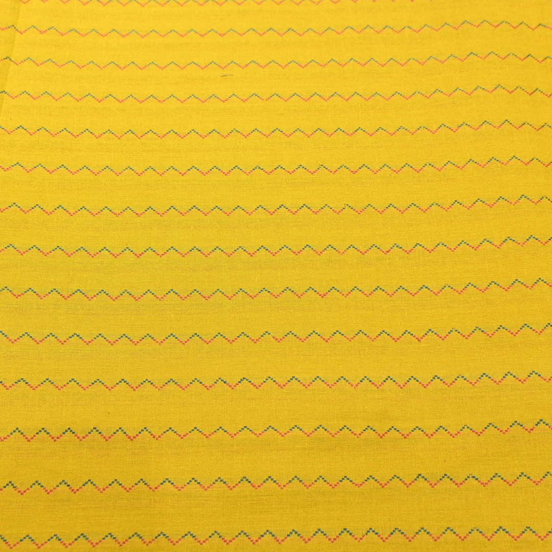 Handloom Cotton Lehriya Fabric – Soft Breathable Casual Wear Fabric-MT0022-1