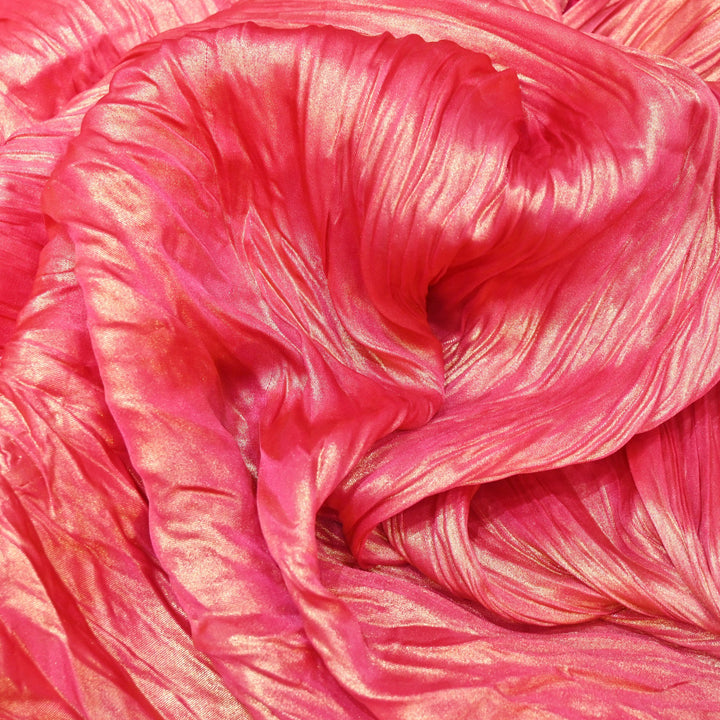 Crush Foil Georgette Fabric