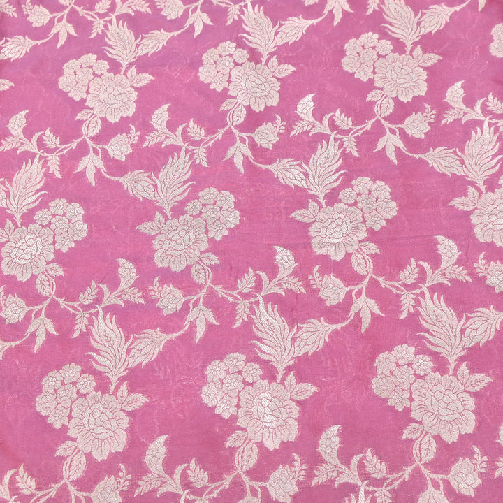 Premium Katan Silk Water Zari Jaal Brocade Fabric | Luxury Banarasi Zari Woven Fabric | WAT220-8