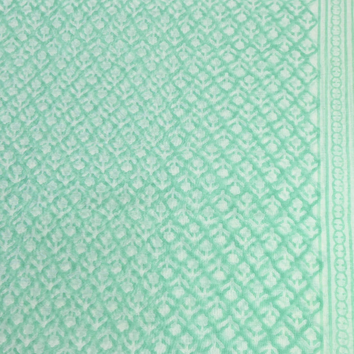 Silk Chanderi Printed Fabric-Lightweight Soft Designer Fabric-SIL205-3