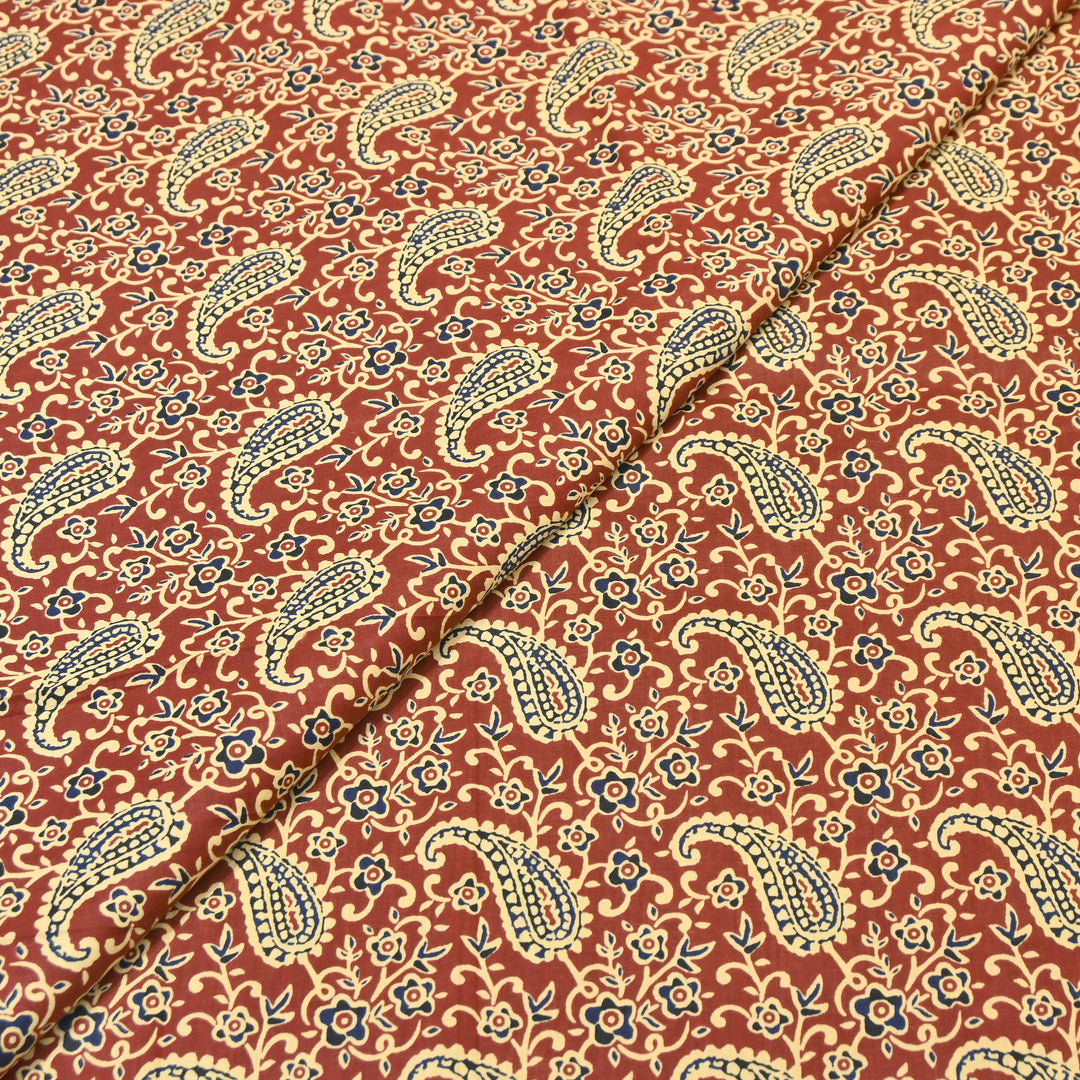 Premium Cotton Printed Fabric – Soft Breathable Designer Cotton Fabric - 000350-R1