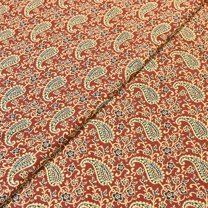 Premium Cotton Printed Fabric – Soft Breathable Designer Cotton Fabric - 000350-R1