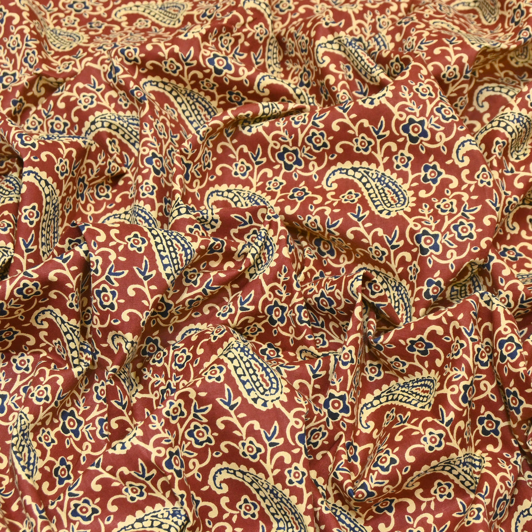 Premium Cotton Printed Fabric – Soft Breathable Designer Cotton Fabric - 000350-R1