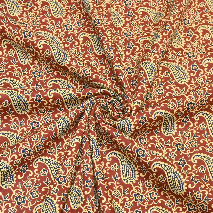 Premium Cotton Printed Fabric – Soft Breathable Designer Cotton Fabric - 000350-R1