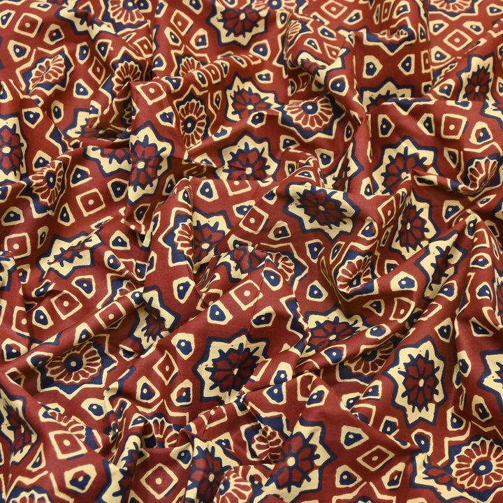 Premium Cotton Printed Fabric – Soft Breathable Designer Cotton Fabric - 000350-R2