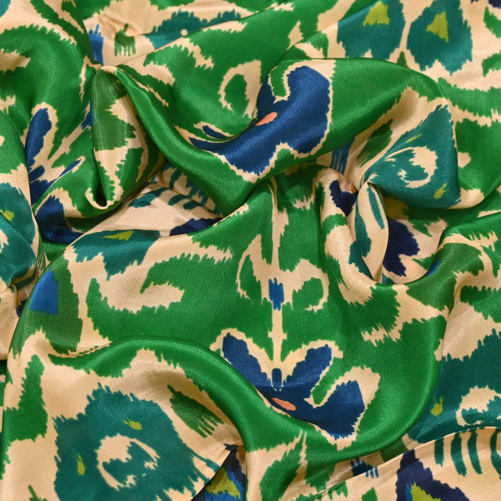 Viscose Crepe Digital Print | Designer Printed Fabric | 001166-10