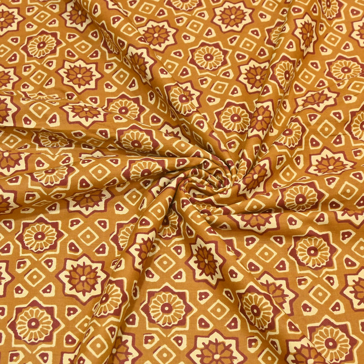 Premium Cotton Printed Fabric – Soft Breathable Designer Cotton Fabric - 000350-R3