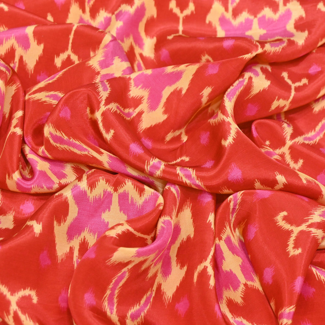 Viscose Crepe Digital Print | Designer Printed Fabric | 001166-12