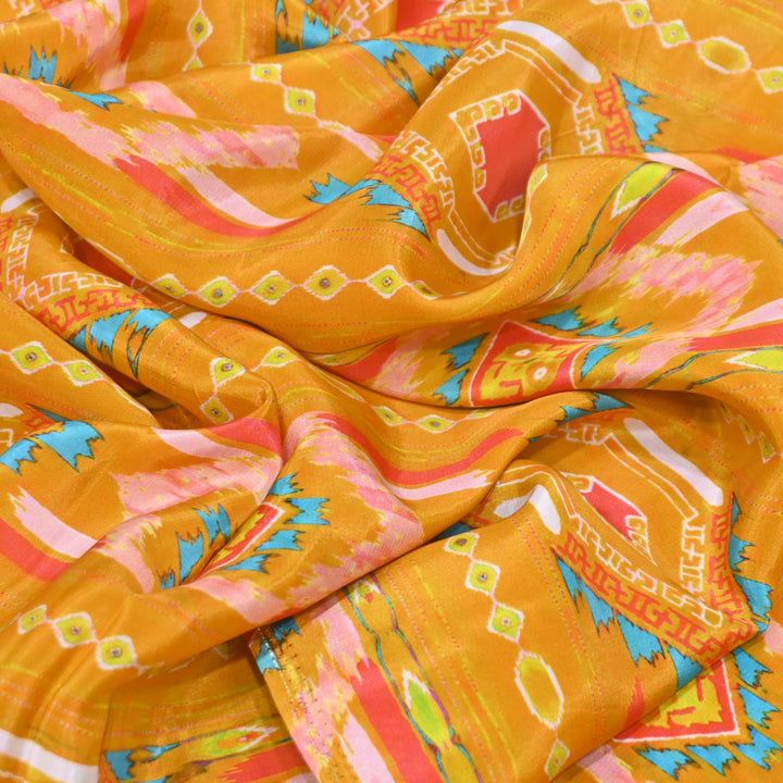 Viscose Crepe Digital Print | Designer Printed Fabric | 001166-20