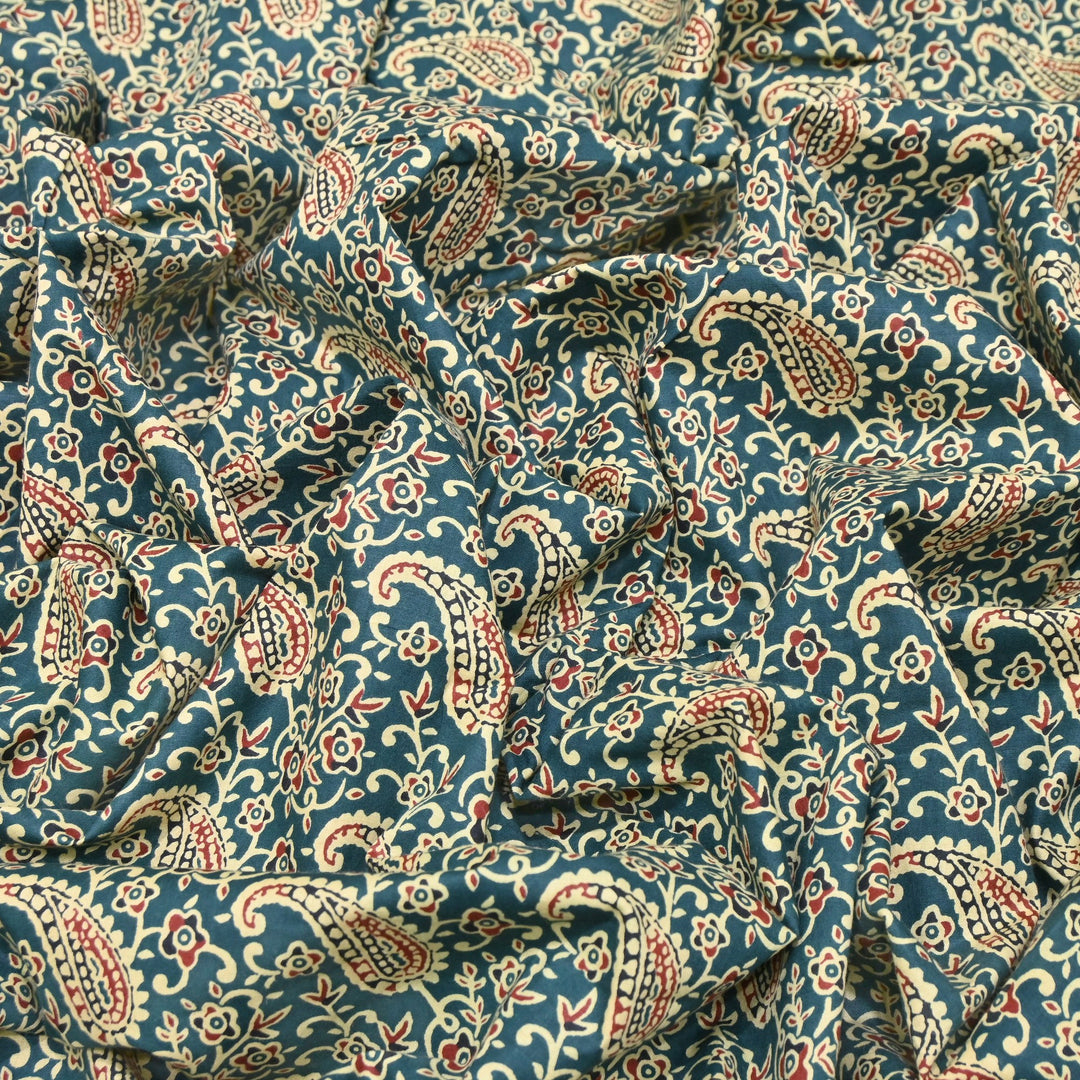 Premium Cotton Printed Fabric – Soft Breathable Designer Cotton Fabric - 000350-R6