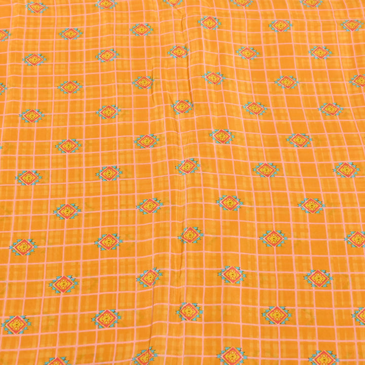 Viscose Crepe Digital Print | Designer Printed Fabric | 001166-21
