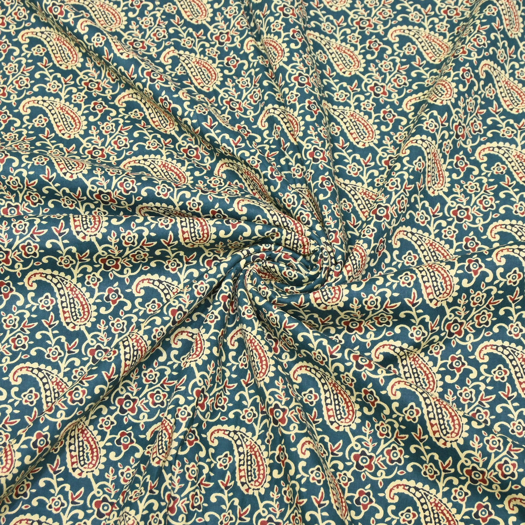 Premium Cotton Printed Fabric – Soft Breathable Designer Cotton Fabric - 000350-R6