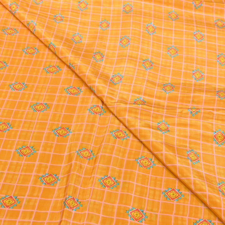 Viscose Crepe Digital Print | Designer Printed Fabric | 001166-21