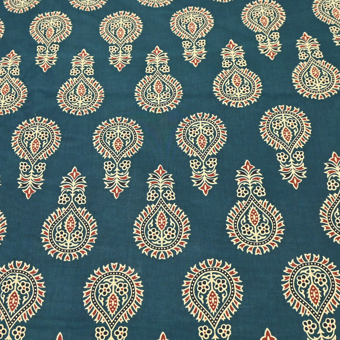 Premium Cotton Printed Fabric – Soft Breathable Designer Cotton Fabric - 000350-R9