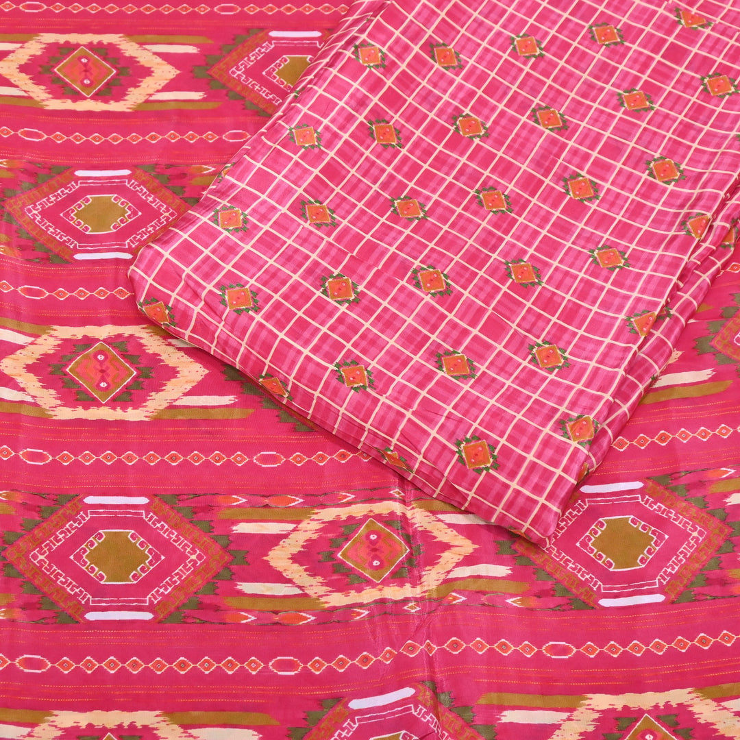 Viscose Crepe Digital Print | Designer Printed Fabric | 001166-22