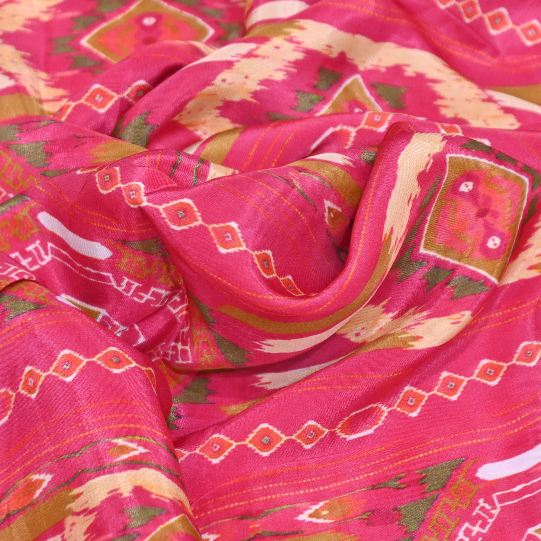 Viscose Crepe Digital Print | Designer Printed Fabric | 001166-22
