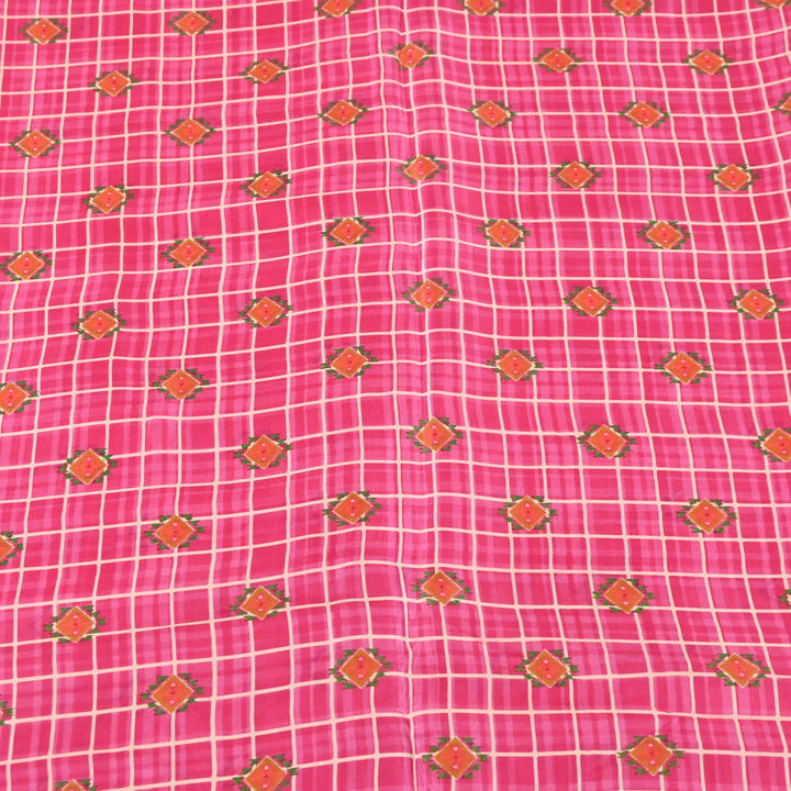 Viscose Crepe Digital Print | Designer Printed Fabric | 001166-23