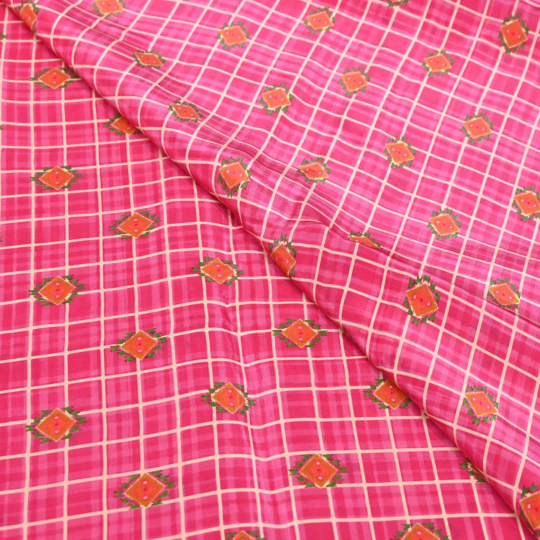 Viscose Crepe Digital Print | Designer Printed Fabric | 001166-23