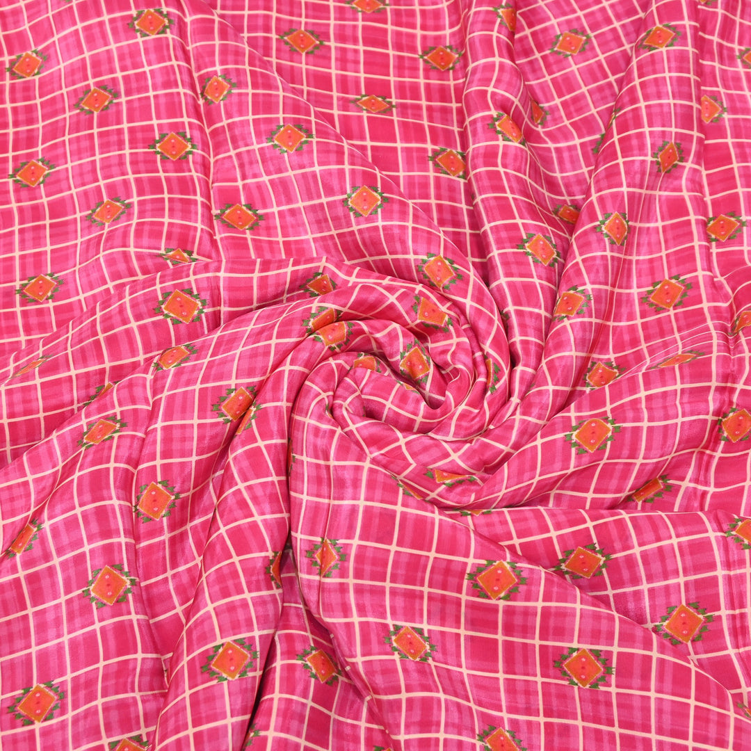 Viscose Crepe Digital Print | Designer Printed Fabric | 001166-23