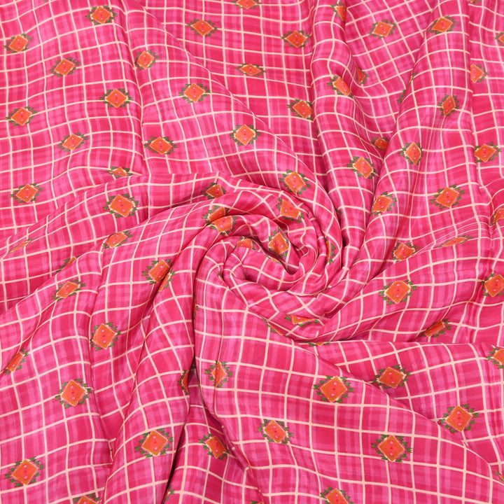 Viscose Crepe Digital Print | Designer Printed Fabric | 001166-23
