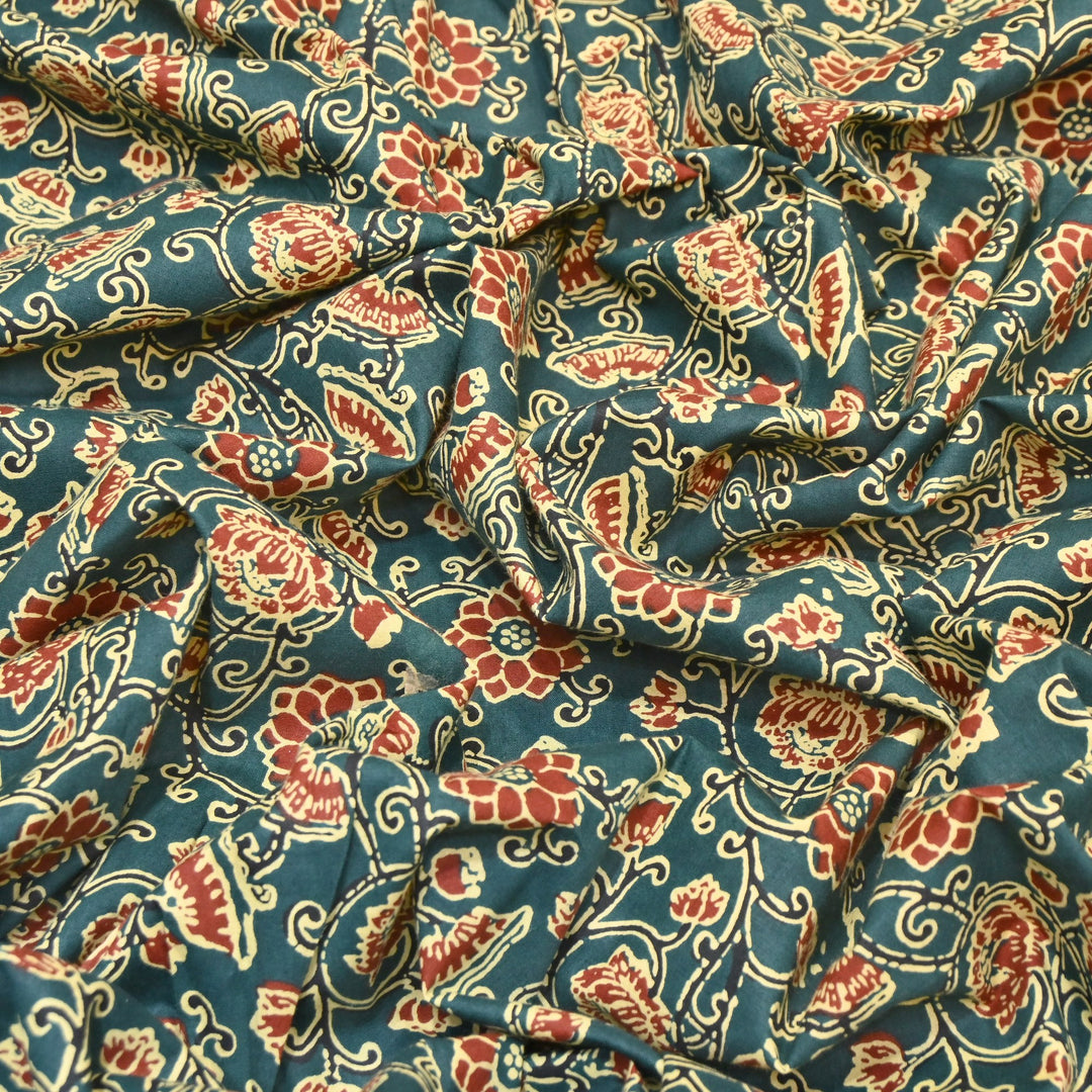 Premium Cotton Printed Fabric – Soft Breathable Designer Cotton Fabric - 000350-R10
