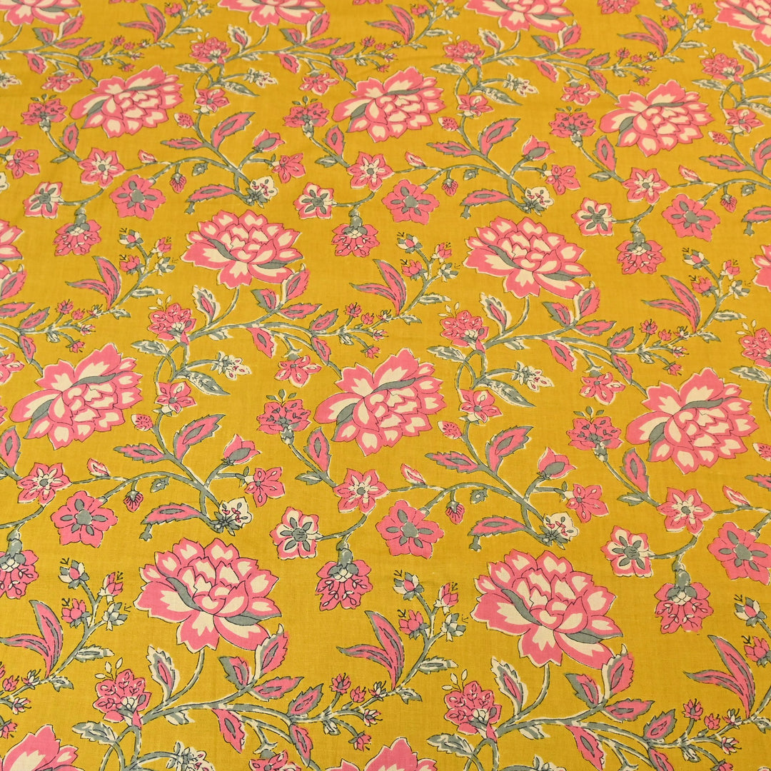 Premium Cotton Printed Fabric – Soft Breathable Designer Cotton Fabric - 000350-R7