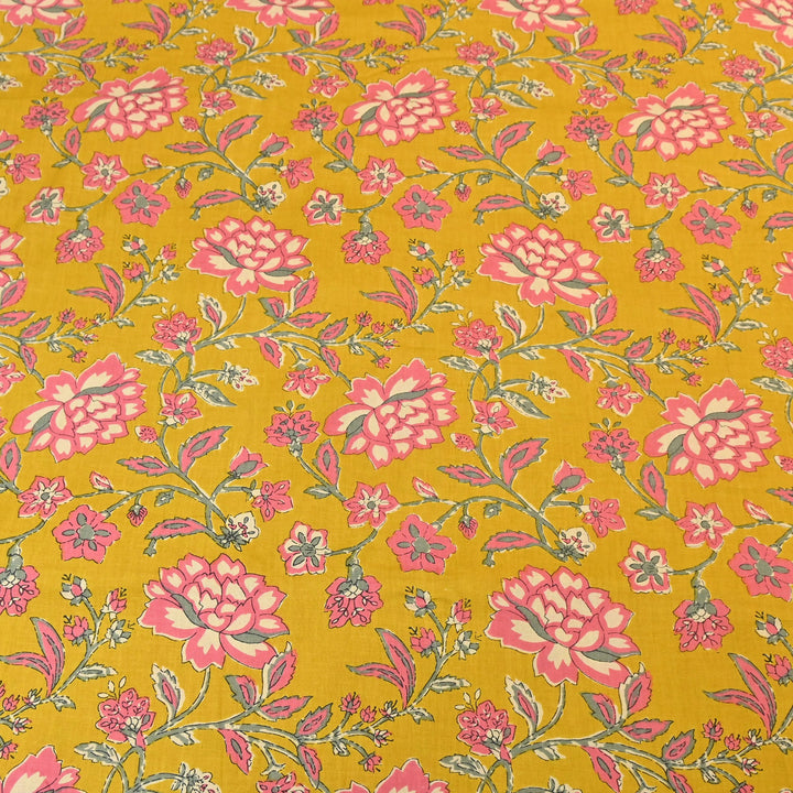 Premium Cotton Printed Fabric – Soft Breathable Designer Cotton Fabric - 000350-R7