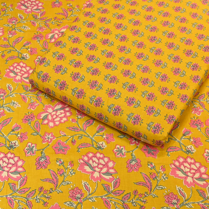 Premium Cotton Printed Fabric – Soft Breathable Designer Cotton Fabric - 000350-R7