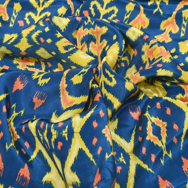 Viscose Crepe Digital Print | Designer Printed Fabric | 001166-14