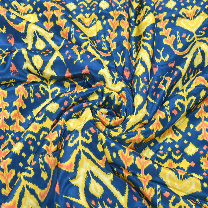 Viscose Crepe Digital Print | Designer Printed Fabric | 001166-14