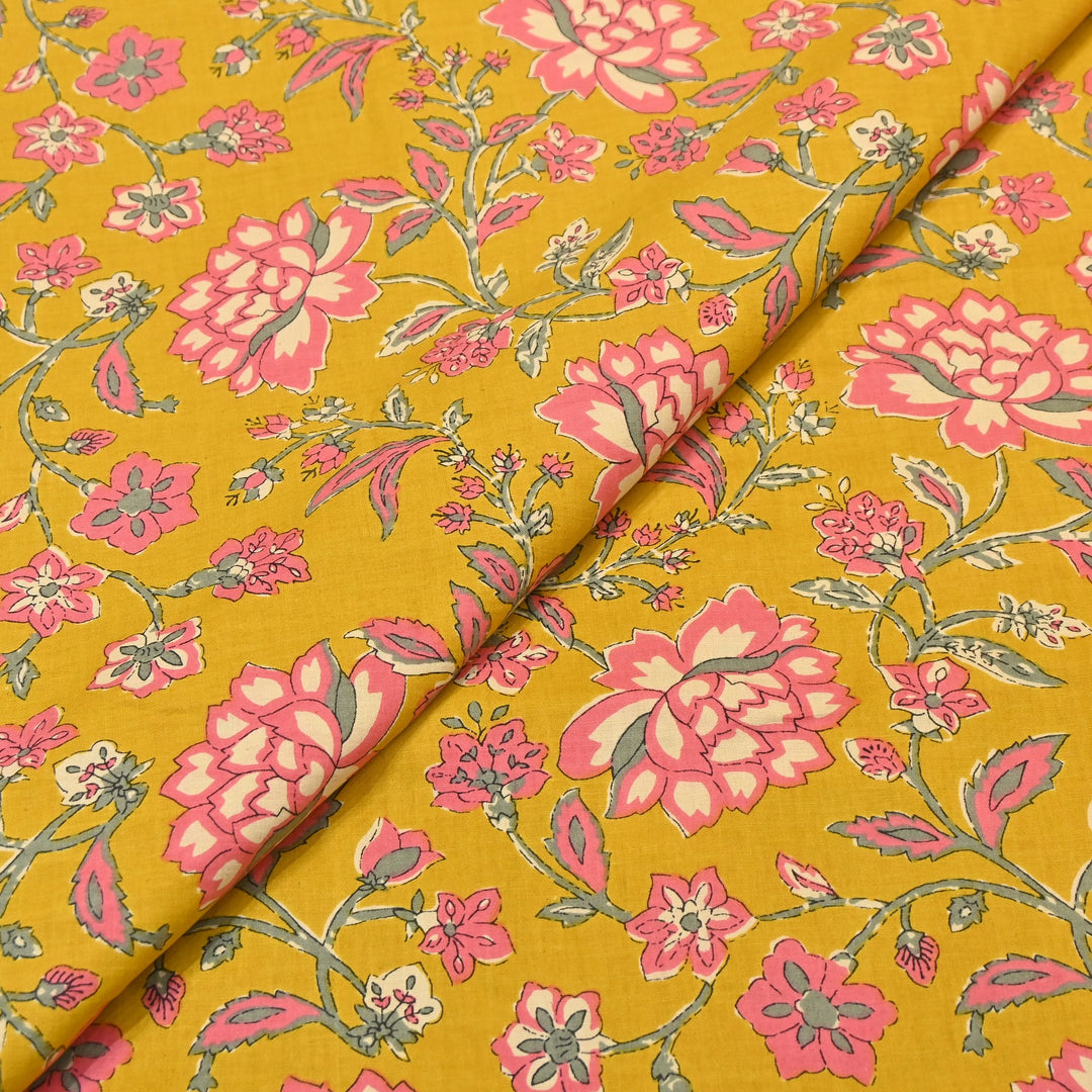 Premium Cotton Printed Fabric – Soft Breathable Designer Cotton Fabric - 000350-R7
