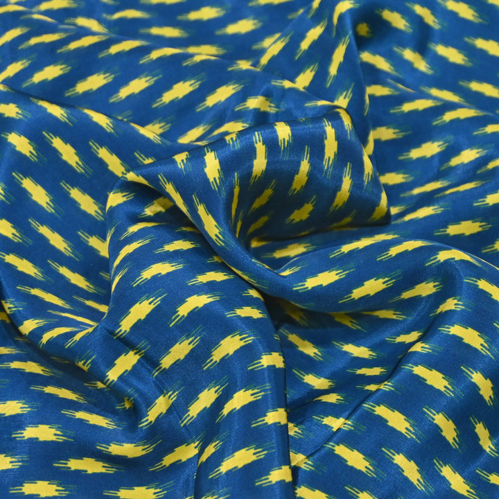 Viscose Crepe Digital Print | Designer Printed Fabric | 001166-15