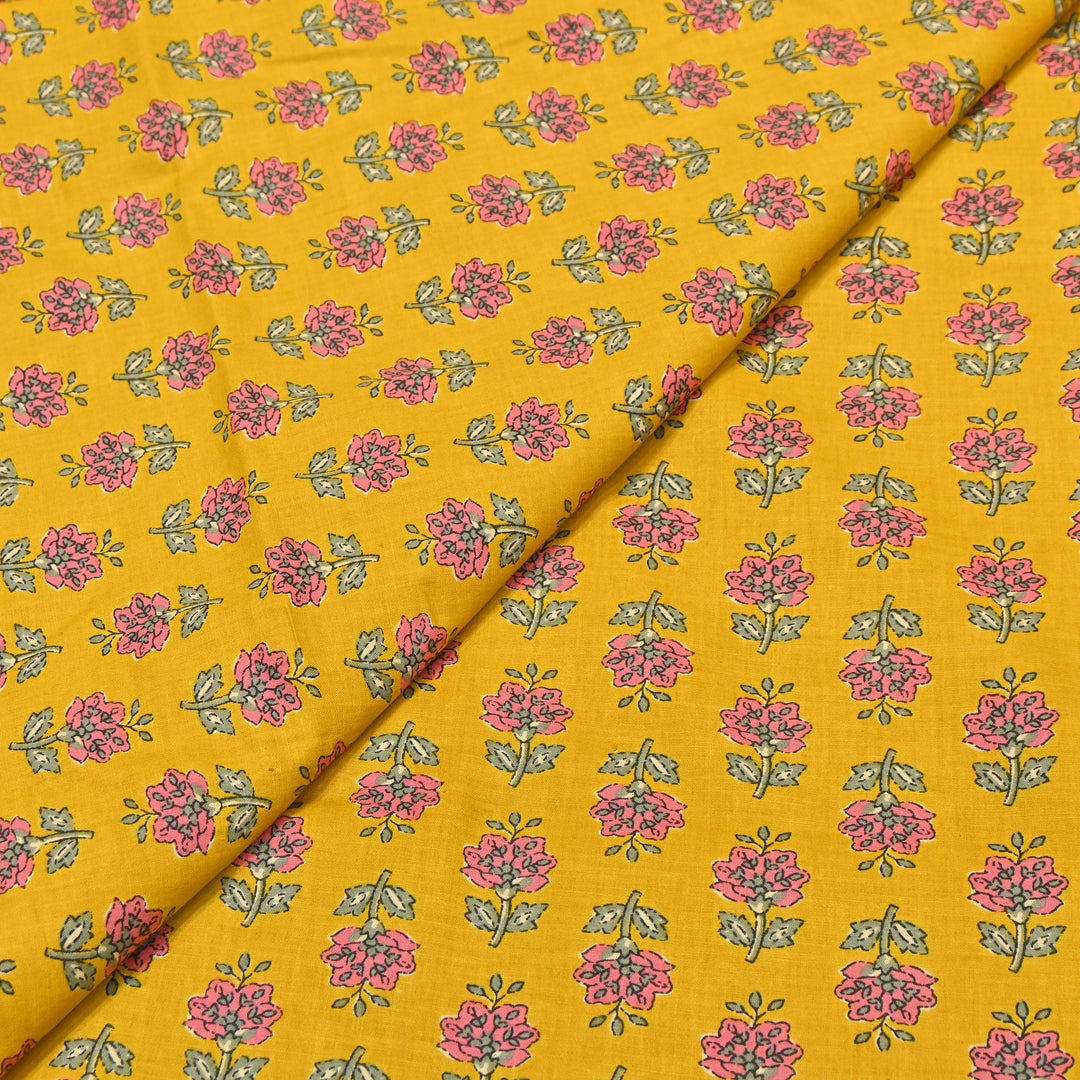 Premium Cotton Printed Fabric – Soft Breathable Designer Cotton Fabric - 000350-R8