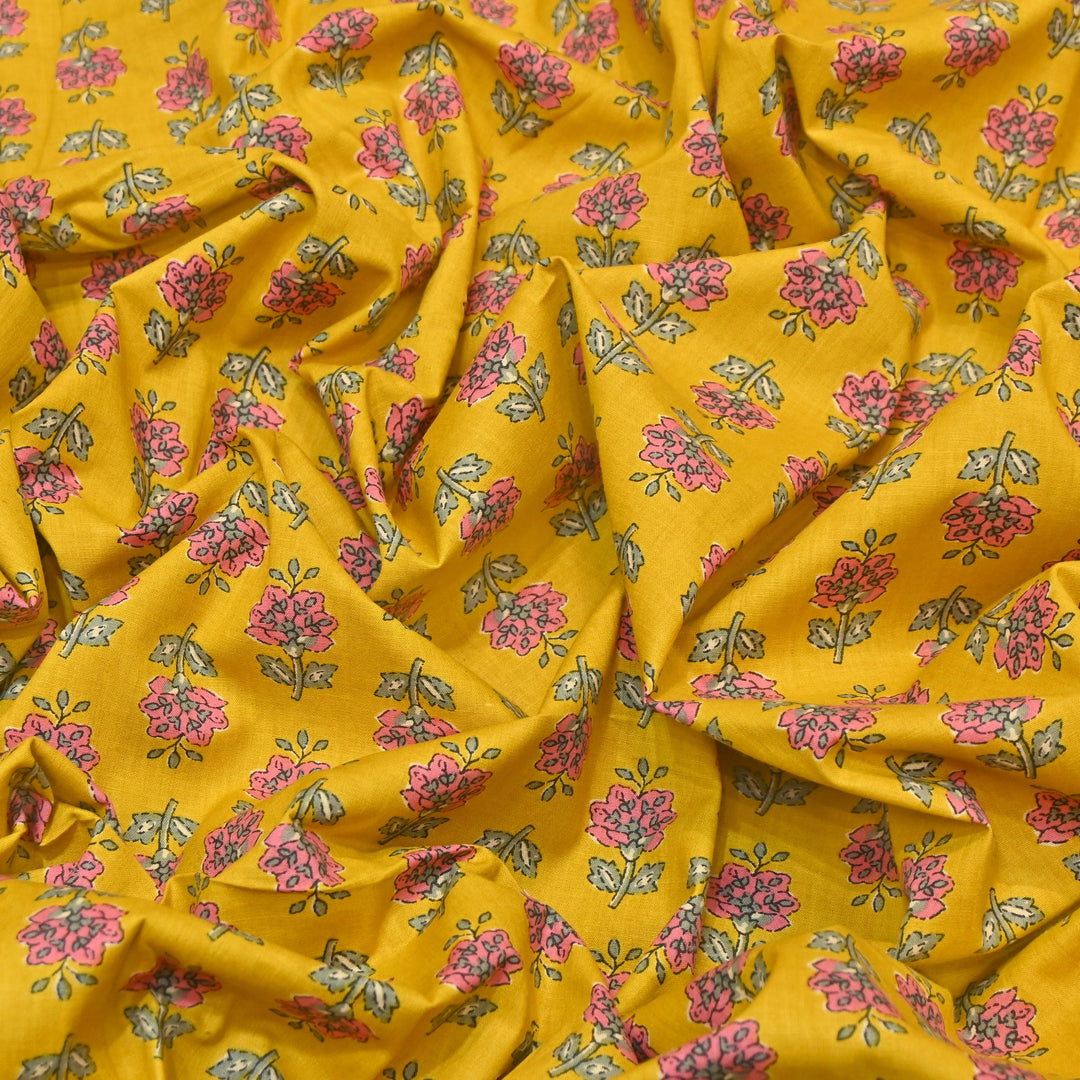 Premium Cotton Printed Fabric – Soft Breathable Designer Cotton Fabric - 000350-R8