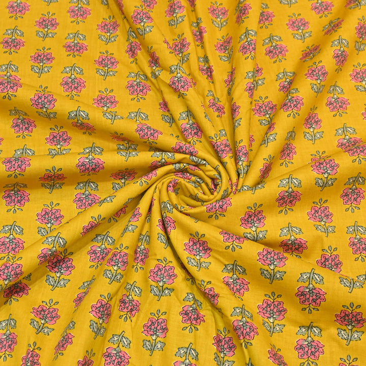 Premium Cotton Printed Fabric – Soft Breathable Designer Cotton Fabric - 000350-R8