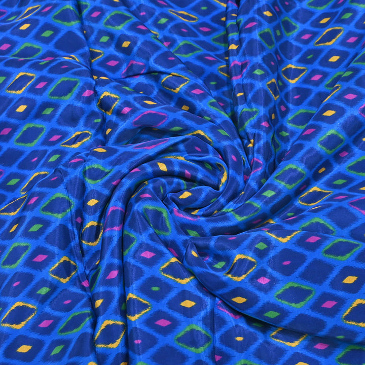 Viscose Crepe Digital Print | Designer Printed Fabric | 001166-19