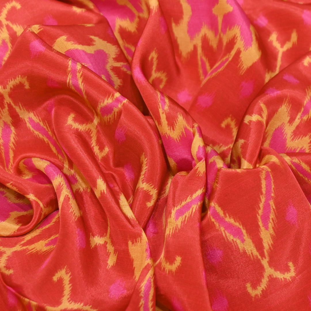 Viscose Crepe Digital Print | Designer Printed Fabric | 001166-16