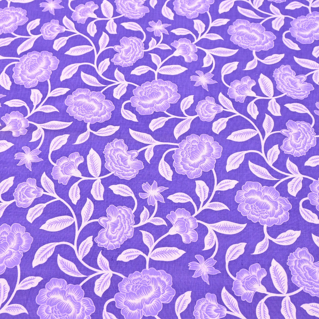 Premium Cotton Printed Fabric | Soft Breathable Designer Cotton Fabric | 000350-20