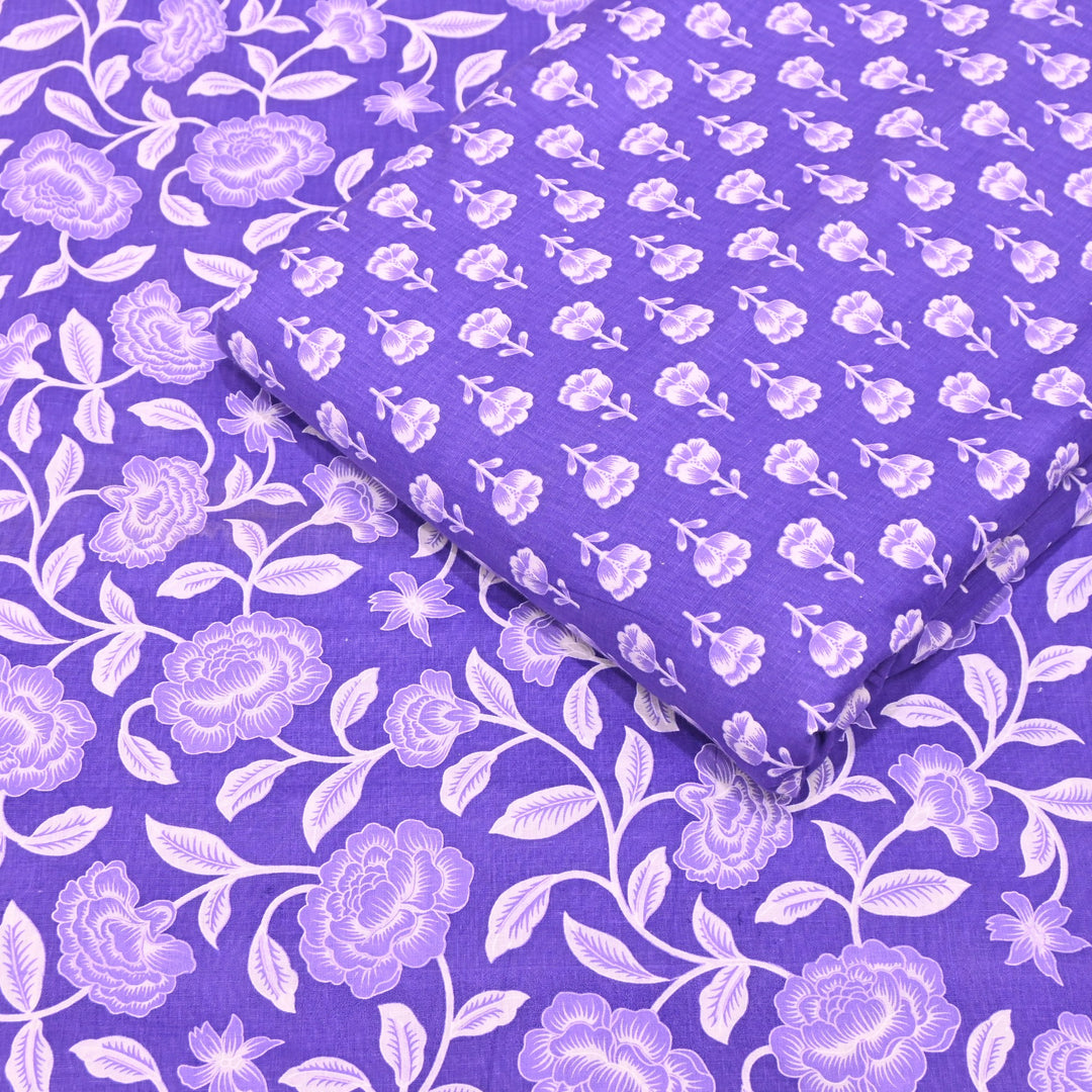 Premium Cotton Printed Fabric | Soft Breathable Designer Cotton Fabric | 000350-20