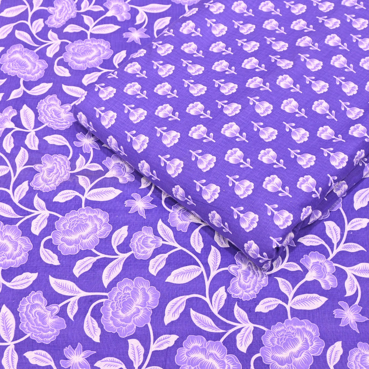 Premium Cotton Printed Fabric | Soft Breathable Designer Cotton Fabric | 000350-20