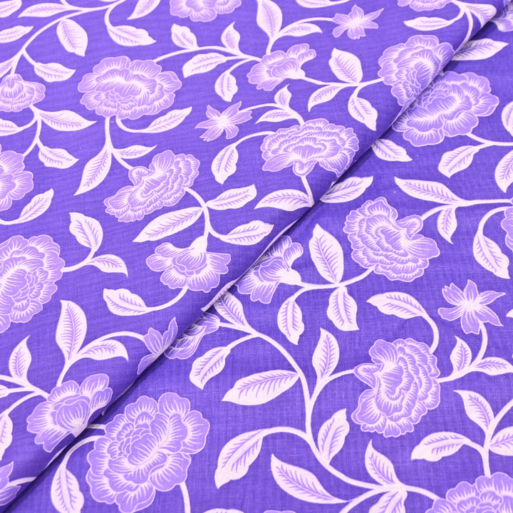 Premium Cotton Printed Fabric | Soft Breathable Designer Cotton Fabric | 000350-20
