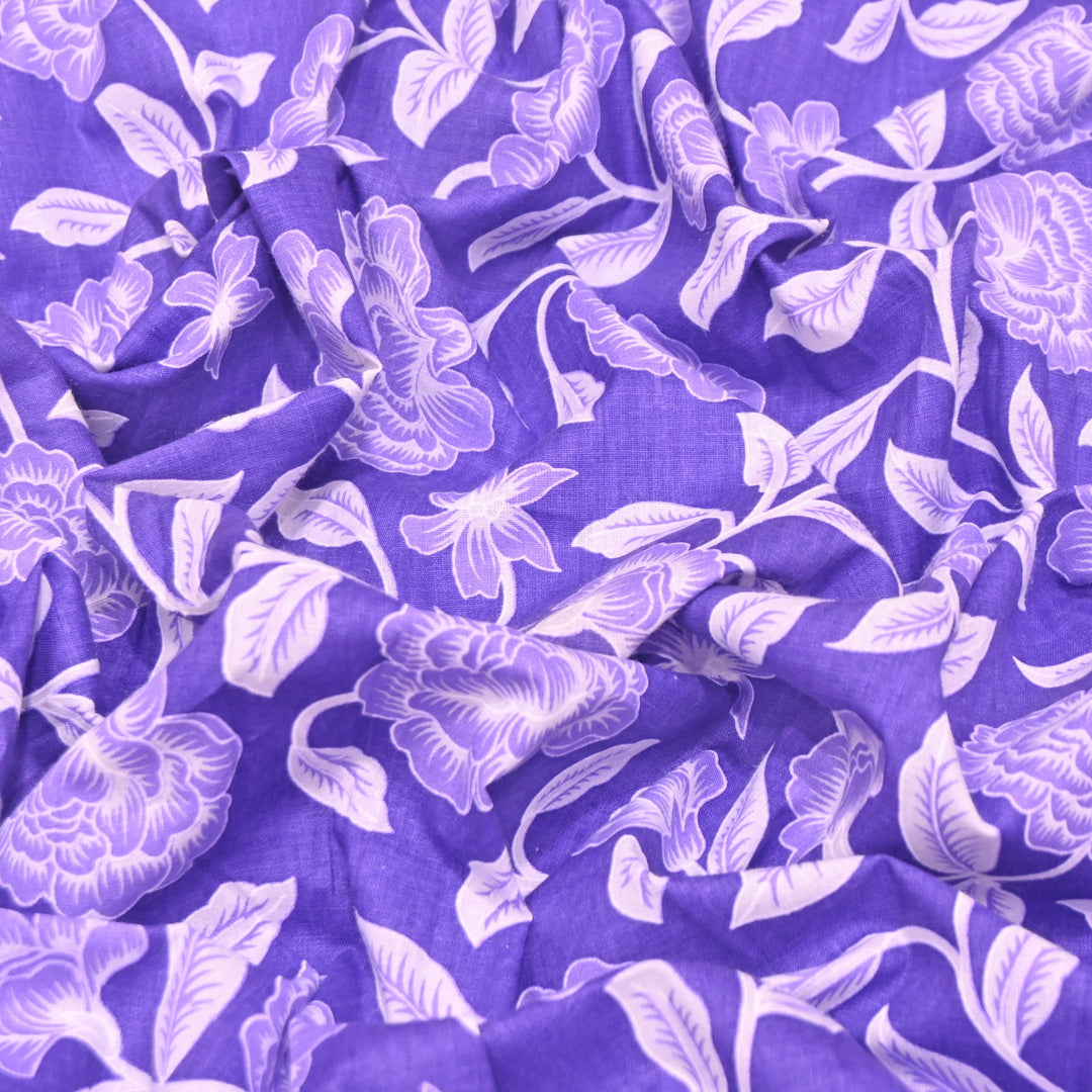Premium Cotton Printed Fabric | Soft Breathable Designer Cotton Fabric | 000350-20