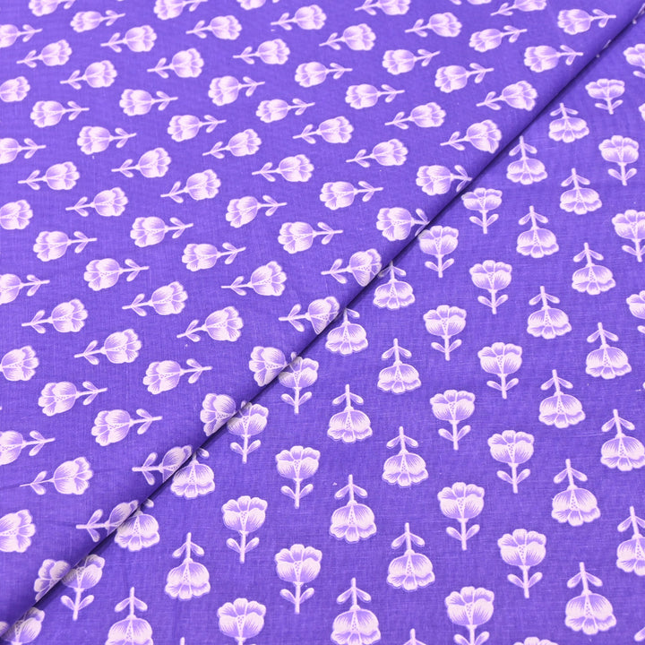 Premium Cotton Printed Fabric | Soft Breathable Designer Cotton Fabric | 000350-21