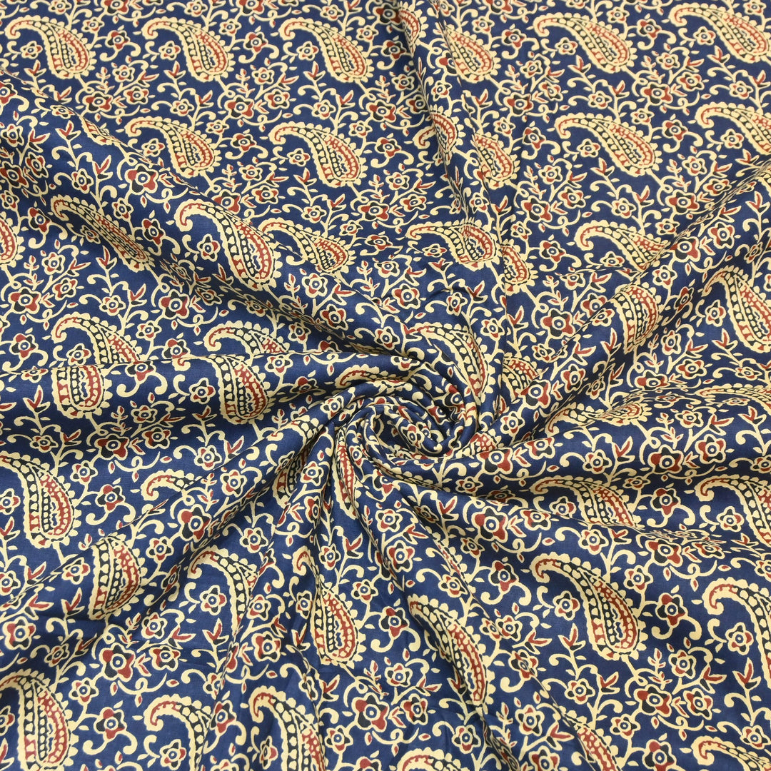 Premium Cotton Printed Fabric – Soft Breathable Designer Cotton Fabric - 000350-R16