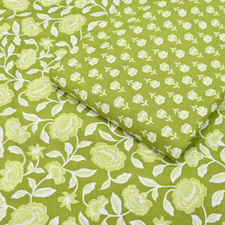 Premium Cotton Printed Fabric | Soft Breathable Designer Cotton Fabric | 000350-22