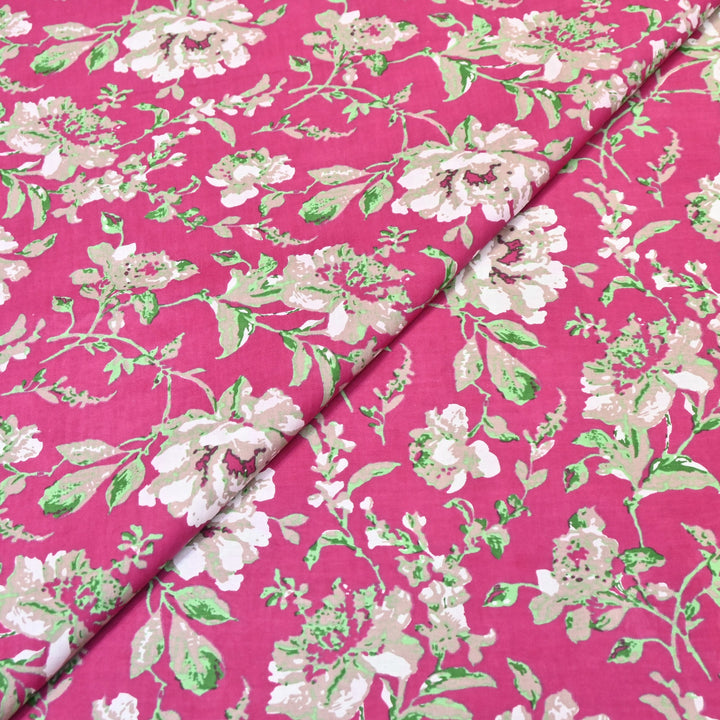 Premium Cotton Printed Fabric – Soft Breathable Designer Cotton Fabric - 000350-R13