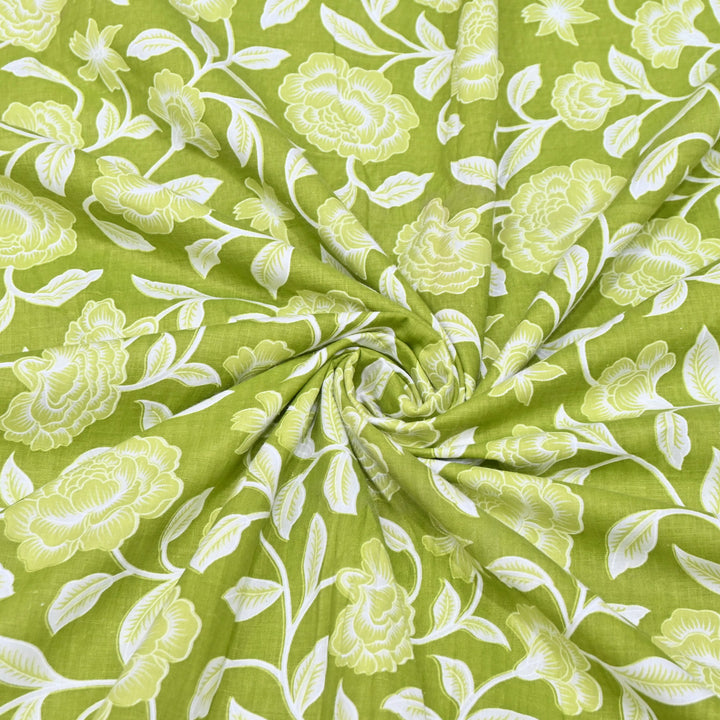 Premium Cotton Printed Fabric | Soft Breathable Designer Cotton Fabric | 000350-22