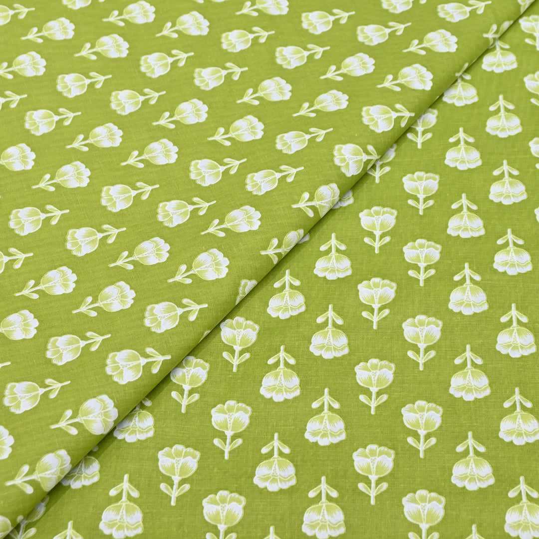 Premium Cotton Printed Fabric | Soft Breathable Designer Cotton Fabric | 000350-23